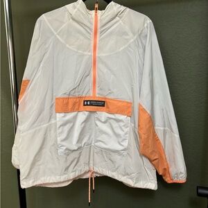 Under Armour White and Orange Women's Jacket